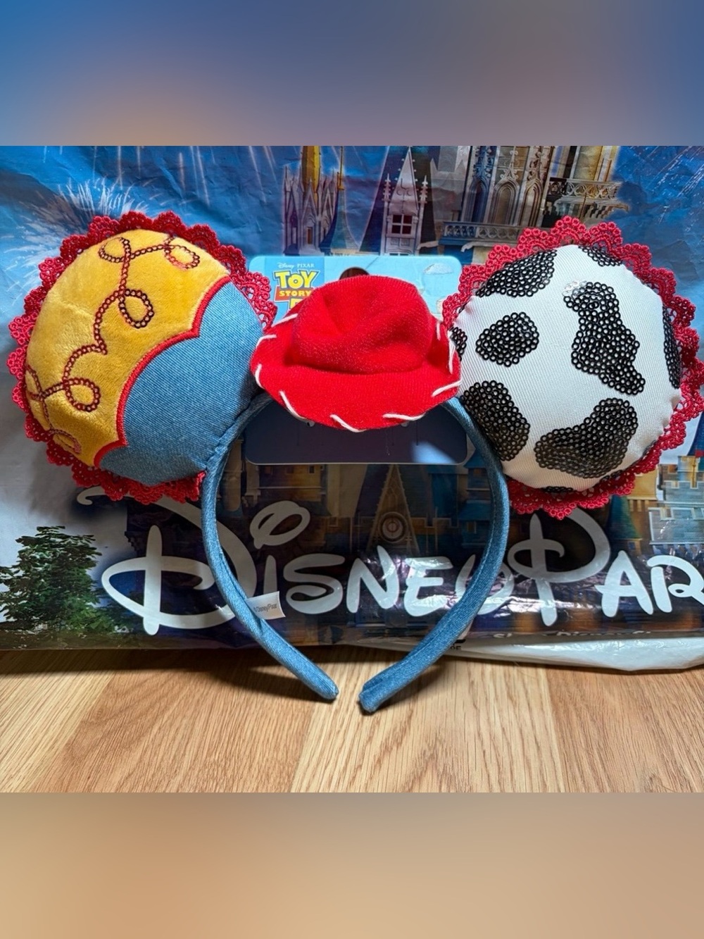 Disney Pixar Toy Story 5 Jessie Minnie Ears Plush Headband *Primark*-NEW